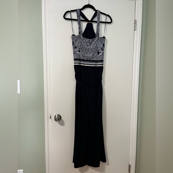 NWT Cache Paisley Wide Leg Jumpsuit Size 6 - Picture 5 of 13